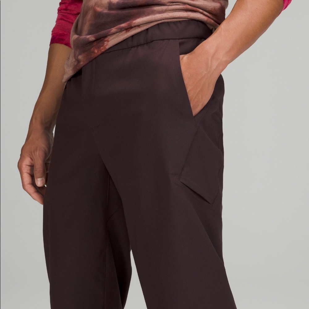 Lululemon Wool Blend Pant 26” NWT Pelt Maroon Size 36 Waist *Adjustable*